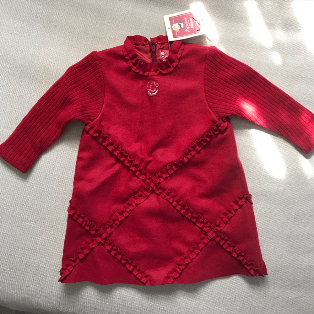 New with tags Red Becassime collection boutique girls dress